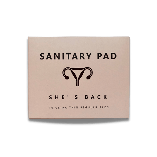 100% organic cotton sanitary period pads, regular size, ultra thin